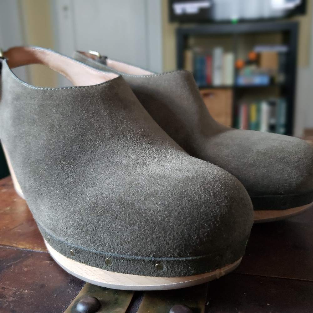 Madewell Marlo slingback platform clogs